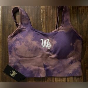 Darc Sport Purple Tie-Dye Sports Bra -